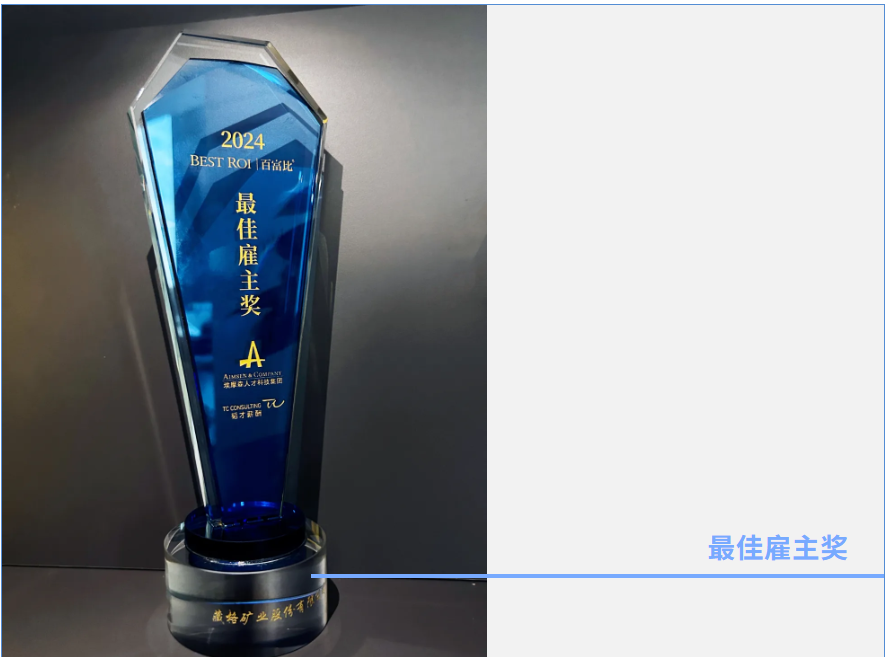 九游会集团矿业荣获2024年埃摩森“最佳雇主奖”